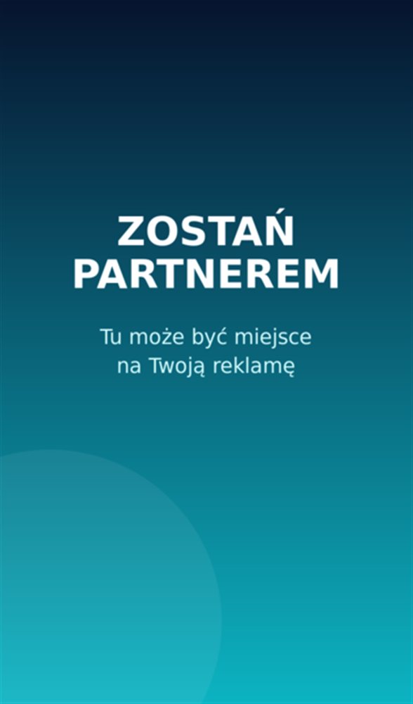 Reklama: Zostań partnerem. Tu może być miejsce na Twoją reklamę.